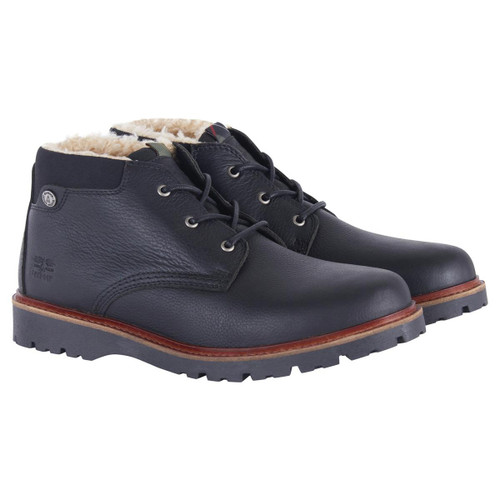 Black Barbour Mens Alder Boots