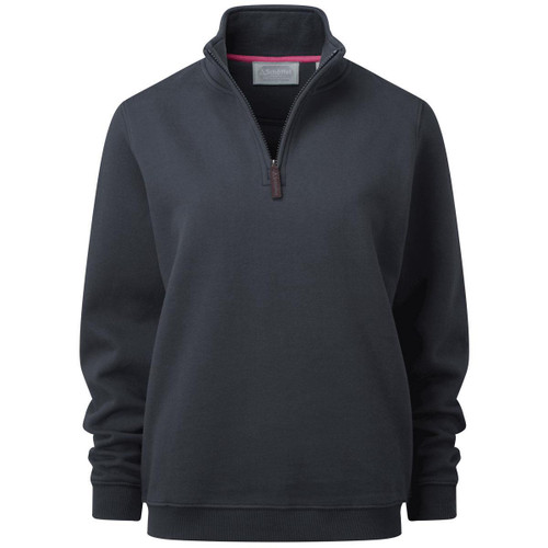 True Navy Schoffel Womens Sennen Cove 1/4 Zip Sweatshirt