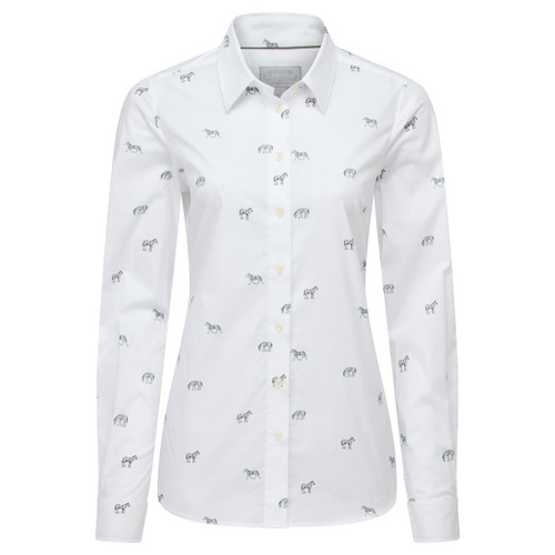 Zebra Print Schoffel Womens Norfolk Shirt