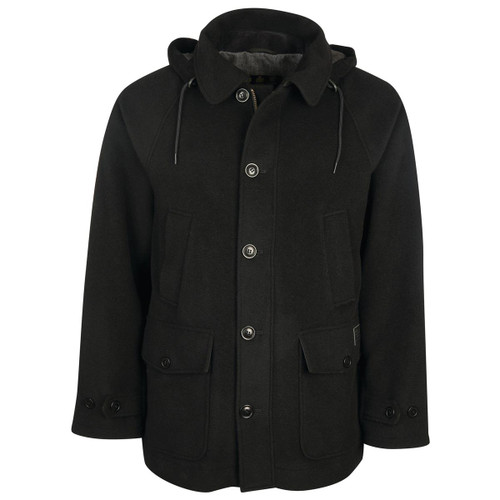 Black Barbour Mens Nautic Duffle Coat