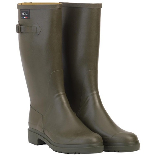 Kaki Aigle Mens Cessac Wellington Boots
