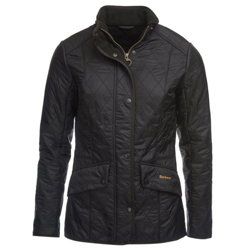 Black Barbour Womens Cavalry Polarquilt Jacket