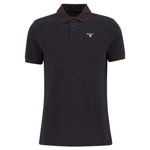 Dark Oak Barbour Mens Sports Polo Mix