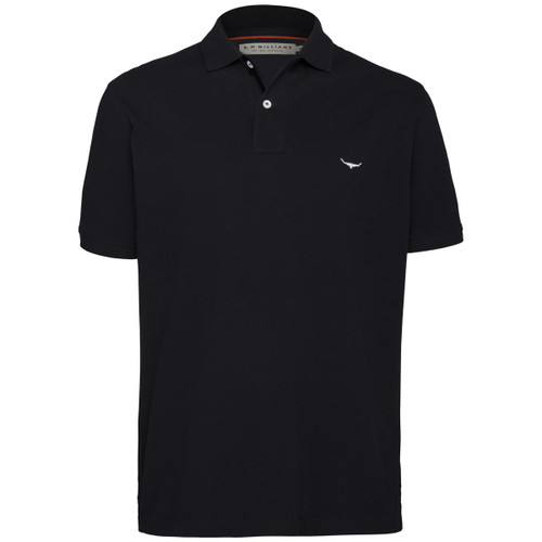 Navy R.M. Williams Mens Rod Polo