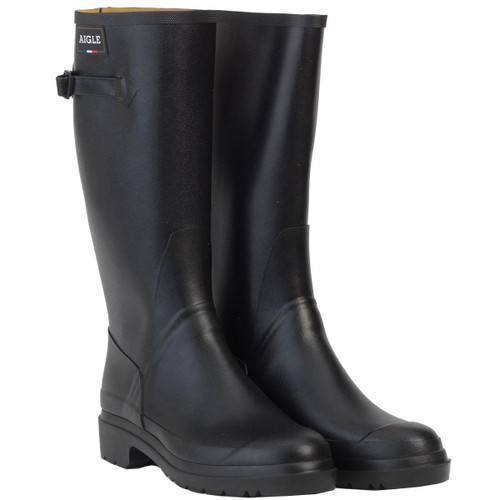 Noir Aigle Womens Cessac Wellington Boots