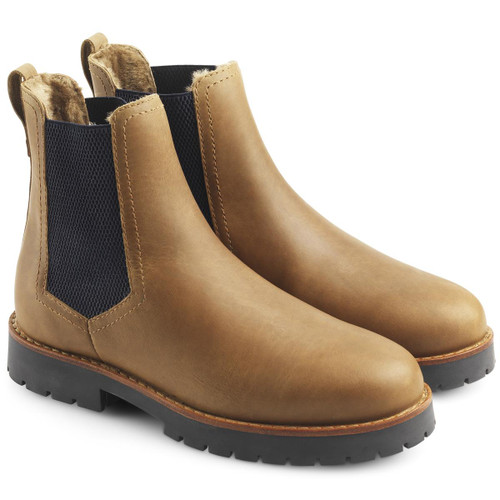 Oak Fairfax & Favor Womens Sheepskin Boudica Boot