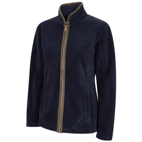 Midnight Navy Hoggs Of Fife Womens Stenton Fleece Jacket