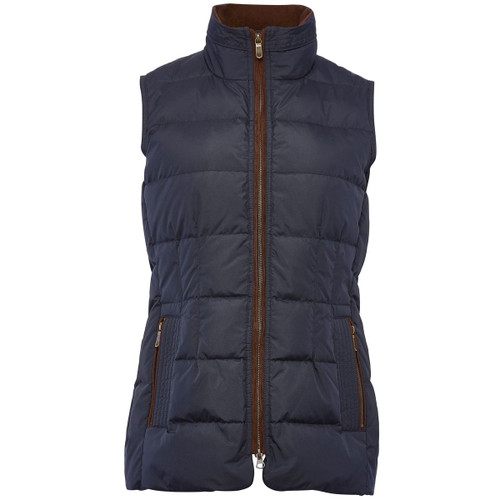 Dubarry Womens Spiddal Gilet In Navy Multi