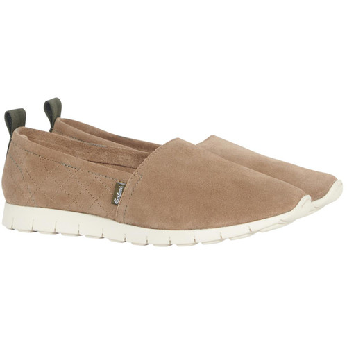 Side Beige Suede Barbour Mens Nova Shoes