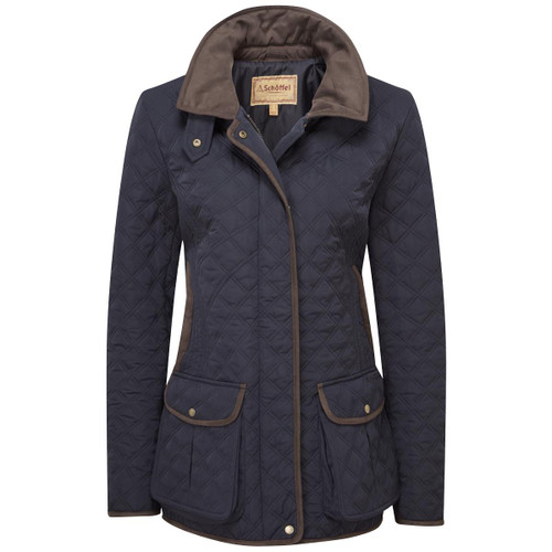 Midnight Schoffel Womens Lilymere Quilt Jacket