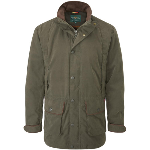 Olive Alan Paine Mens Milwood Coat