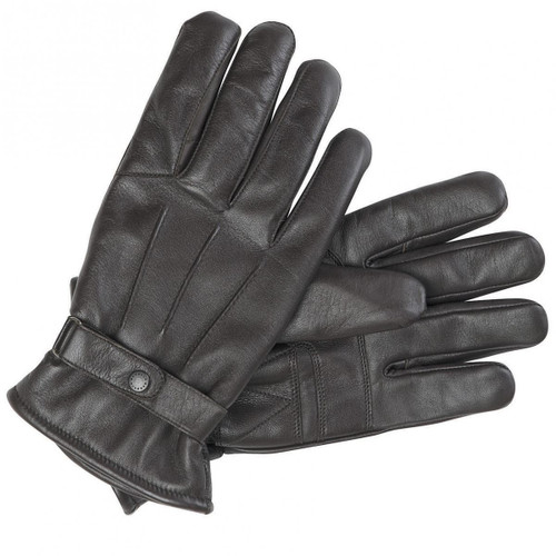 Dark Brown Barbour Mens Burnished Leather Gloves Dark Brown Barbour Mens Burnished Leather Gloves