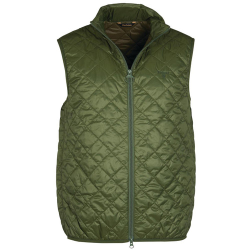 Barbour Mens Essential Diamond Quilted Gilet Sage