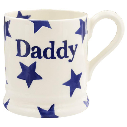 Emma Bridgewater Blue Star Daddy Half Pint Mug Emma Bridgewater Blue Star Daddy Half Pint Mug