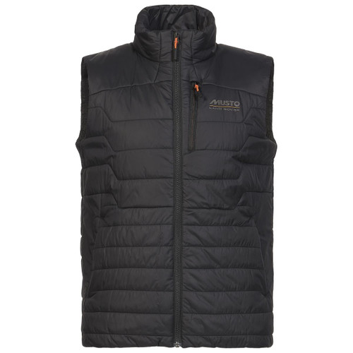 Black  Musto Mens Land Rover Pertex Primaloft Vest Front