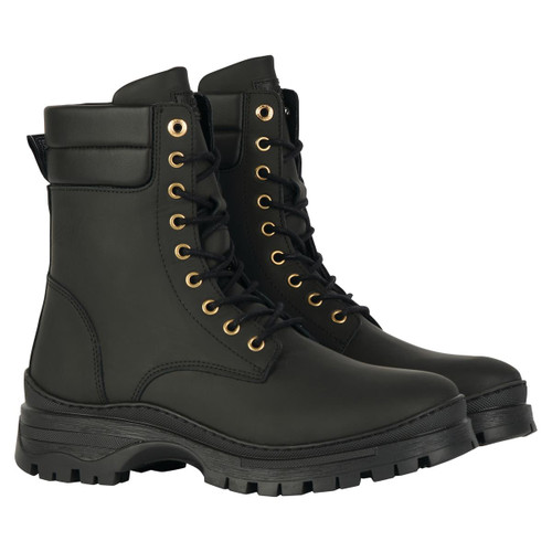 Black Barbour International Womens Tourer Boots