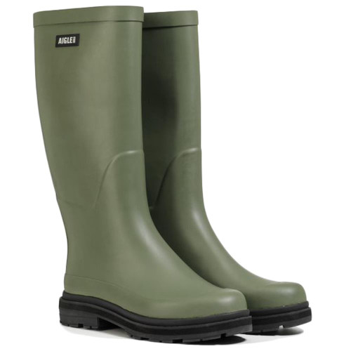 Olivine Aigle Womens Ultra Rain Wellingtons