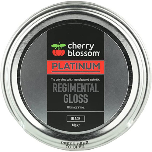 Cherry Blossom Platinum Regimental Gloss Black Polish