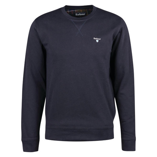 Navy Barbour Mens Ridsdale Crew Sweatshirt