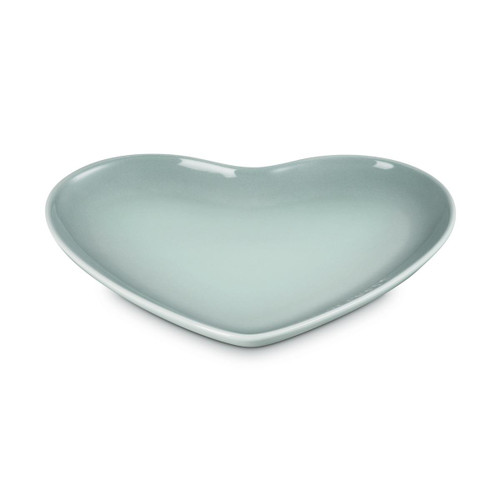 Sea Salt Le Creuset Stoneware Heart Plate