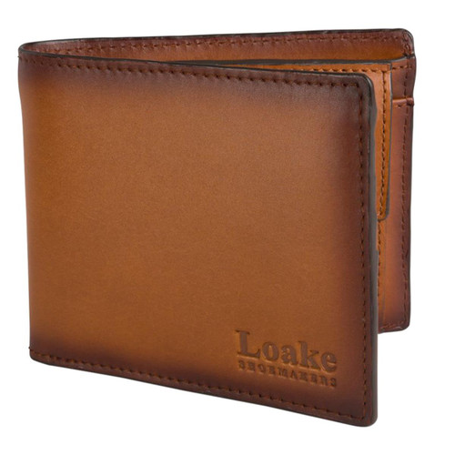 Brown Calf Leather Loake Mens Barclay Wallet
