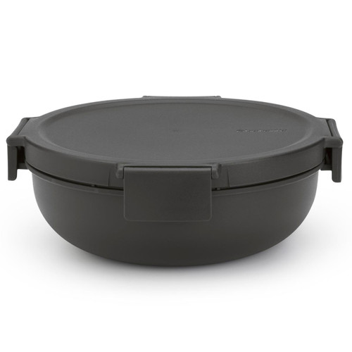 Dark Grey Brabantia Make & Take Salad Bowl