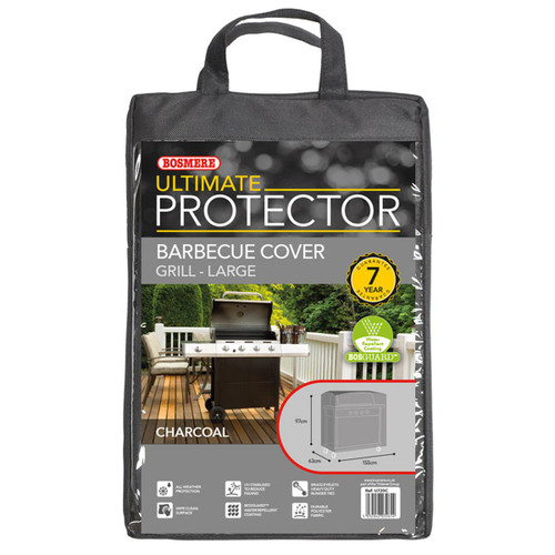 Charcoal Bosmere Ultimate Protector Super Grill Barbecue Cover Charcoal Bosmere Ultimate Protector Super Grill Barbecue Cover