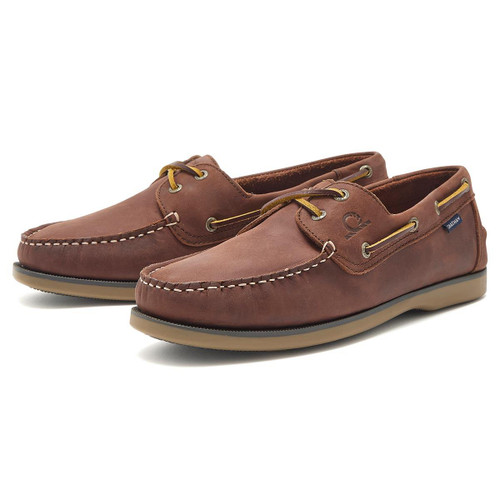 Burgundy Chatham Mens Whitstable Boat Shoes