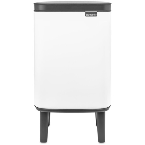 White Brabantia Bo Waste Bin Hi 4 Litre
