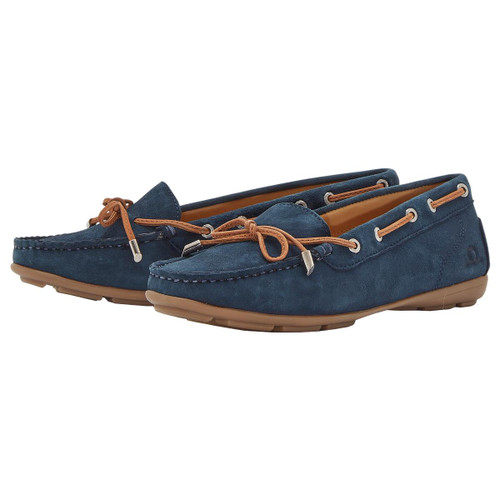 Navy Chatham Womens Paxos Moccasin