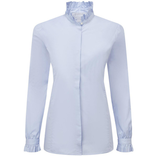 Pale Blue Schoffel Womens Fakenham Shirt