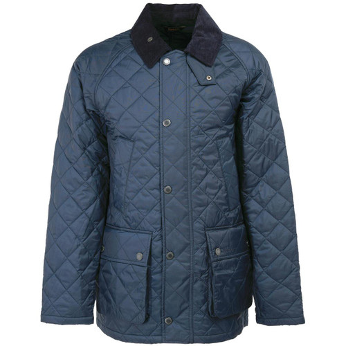 Navy Barbour Mens Ashby Quilt Jacket