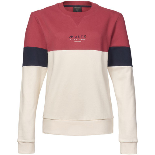 Antique Sail White/Astro D Musto Womens Marina Tri Colour Sweat