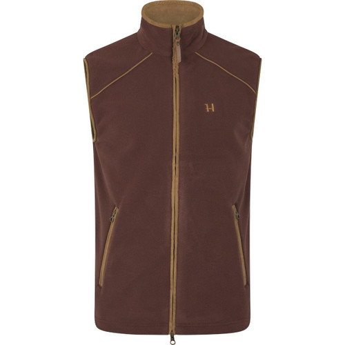 Burgundy Harkila Mens Sandhem 200 Waistcoat