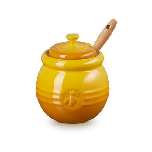 Le Creuset Stoneware Honey Pot With Dipper