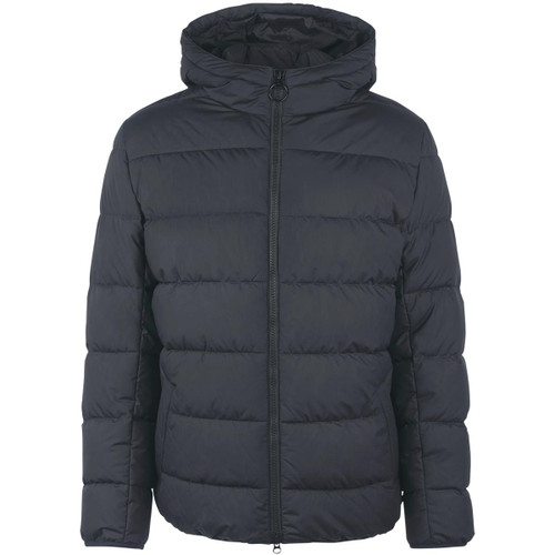 Black Barbour Mens Barton Quilted Jacket