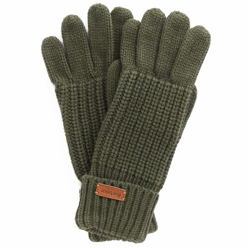 Olive Barbour Womens Saltburn Knitted Gloves