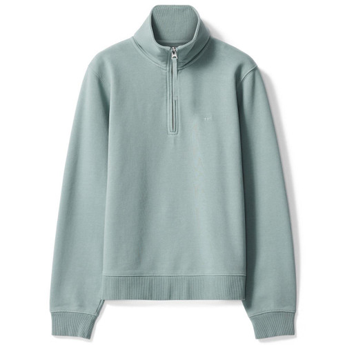 Jade R.M. Williams Womens Trickett Zip Neck Sweatshirt