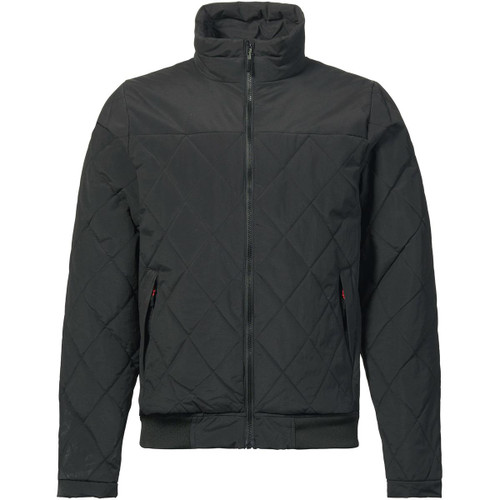 Black Musto Mens Snug Diamond Quilt Jacket