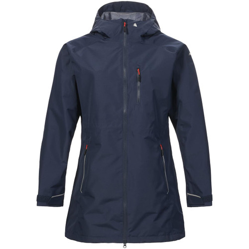 Navy Musto Womens Sardinia Long Rain Jacket