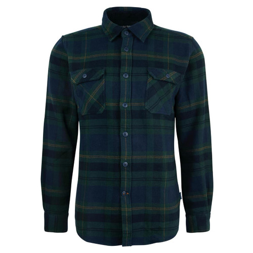 Navy Barbour Mens Snowcap Tailored Shirt