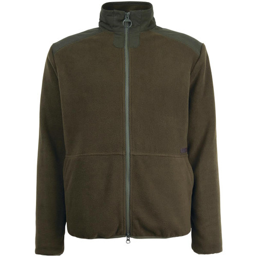 Olive Barbour Mens Active Fleece Jacket