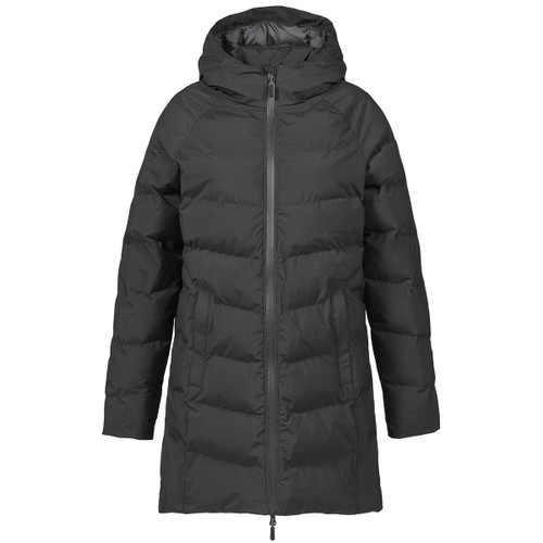 Black Musto Womens Marina Long Quilted Jacket