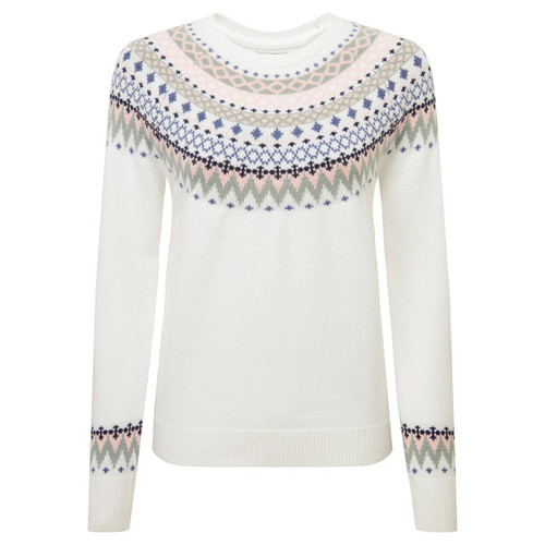 Blush Fairisle Schoffel Womens Shetland Fairisle Jumper