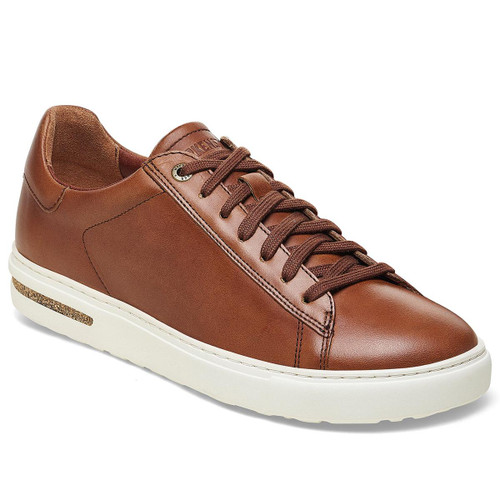 Cognac Birkenstock Bend Low Natural Leather Trainers