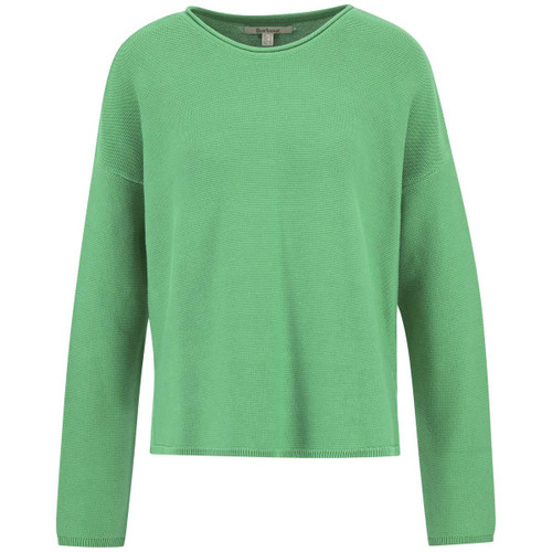 Kelly Green Barbour Womens Marine Knit Jumper