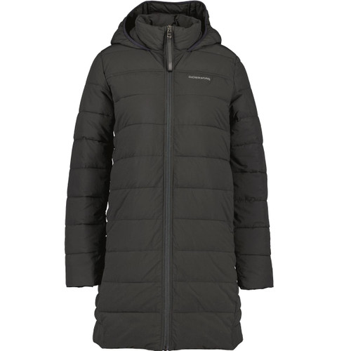 Black Didriksons Womens Katrin Parka Jacket