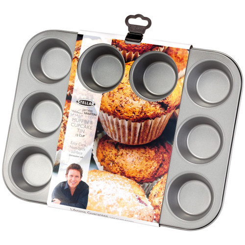 Stellar James Martin Bakers Collection 12 Cup Cupcake/Muffin Tin