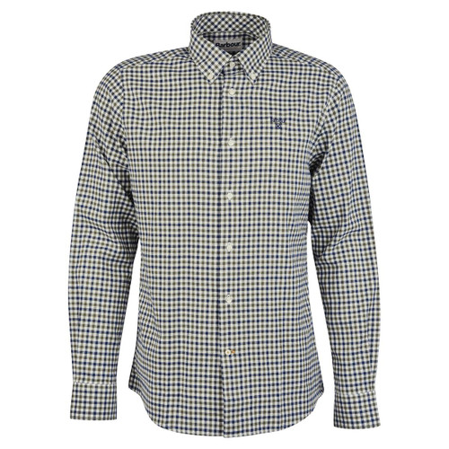 Olive Barbour Mens Finkle Tailored Shirt
