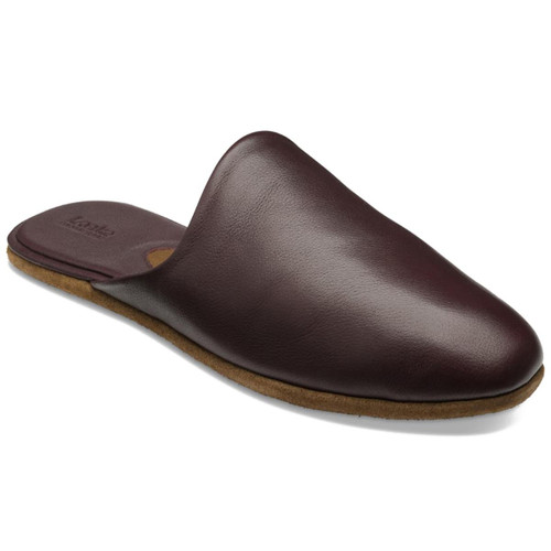 Burgundy Loake Mens Garrick Slippers
